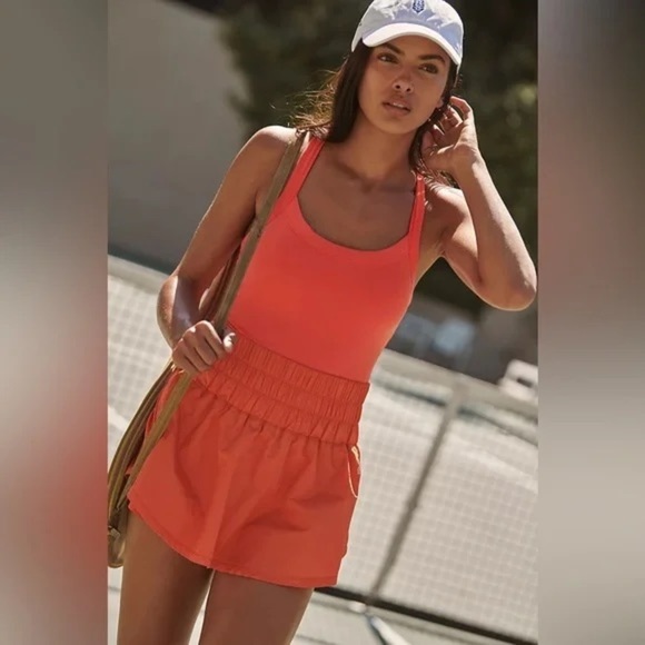 Free People Movement The Way Home Skortsie Coral Size Large - Picture 5 of 14